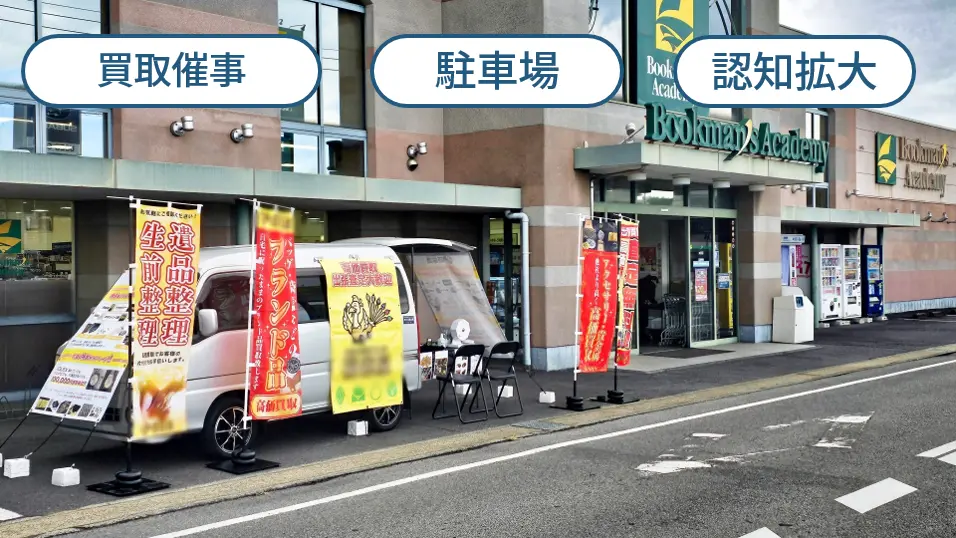 【移動買取店「福徳屋」×書店】出店の決め手は推定来店客数！スペースの集客力を活かした出店